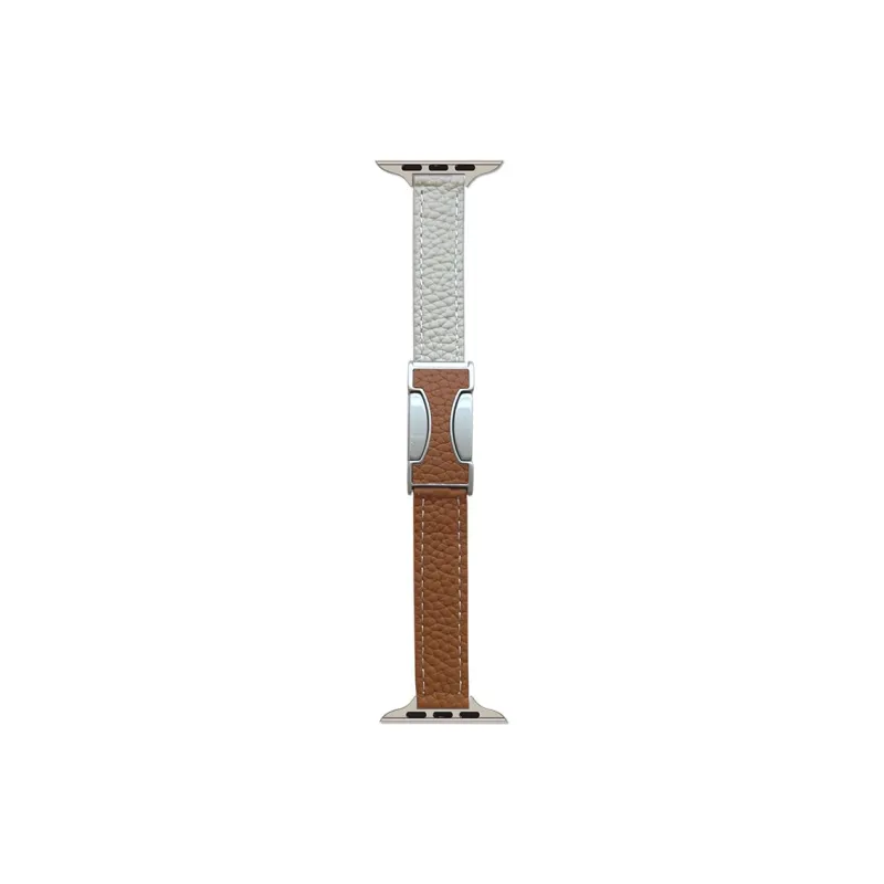 ZHENGGUANG Watch Band Apple Compatibility Genuine Leather Material-0