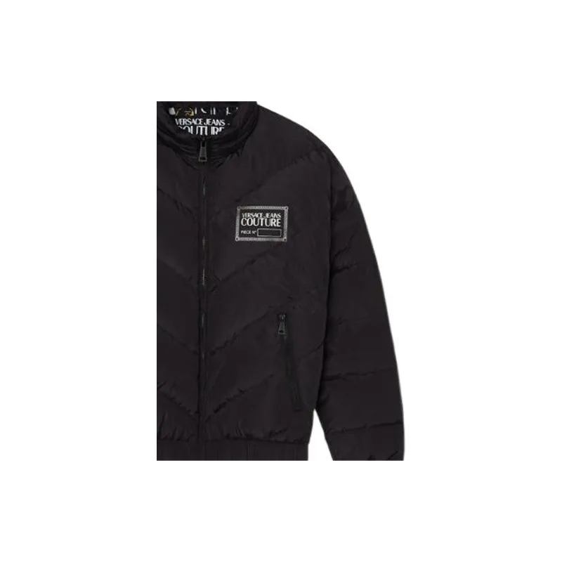 VERSACE JEANS Chest Logo print Padded Jacket-6