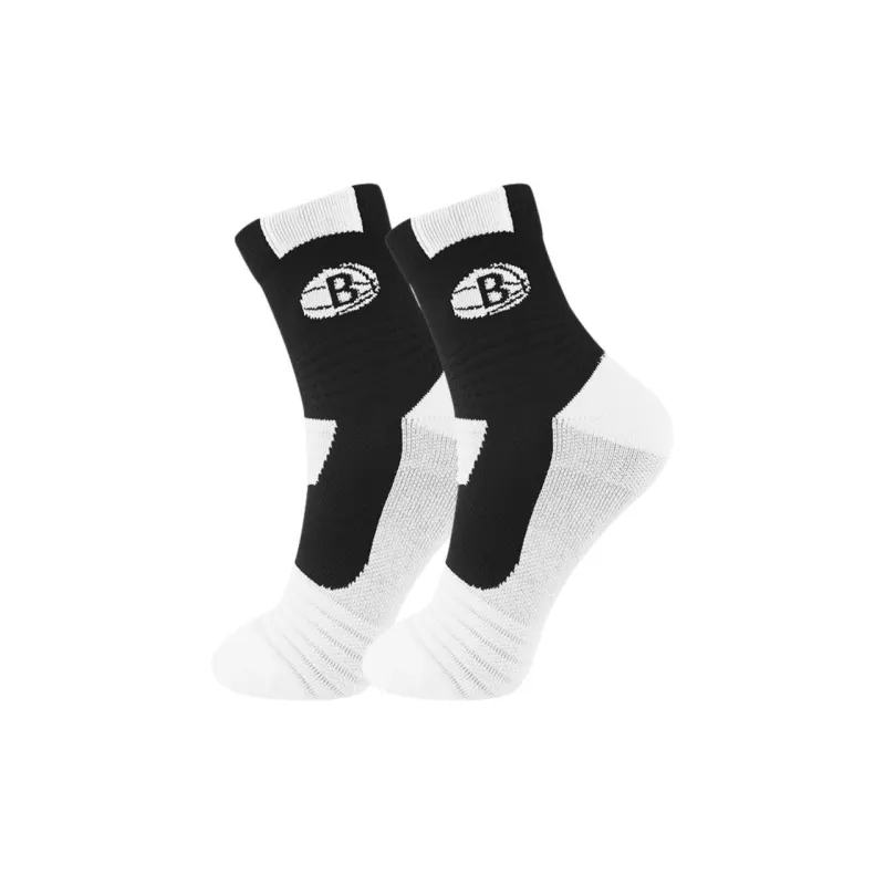 NBA Brooklyn Nets Basketball Socks Men's 4 Pack-2