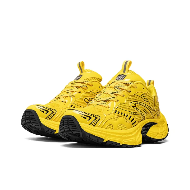 NFL Ultra S Los Angeles Rams Low Top Chunky Sneakers Unisex Yellow-2