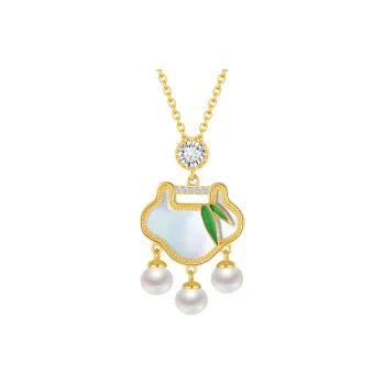 CHOW TAI SENG S925 Silver Necklaces Women's