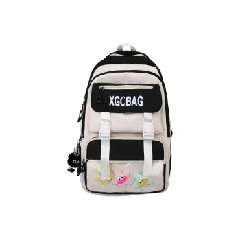 SUN ERATH&U Nylon Backpack Regular Unisex Black Blue/Khaki/Purple/Pink/Red