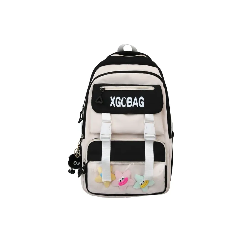 SUN ERATH&U Nylon Backpack Regular Unisex Black Blue/Khaki/Purple/Pink/Red-0