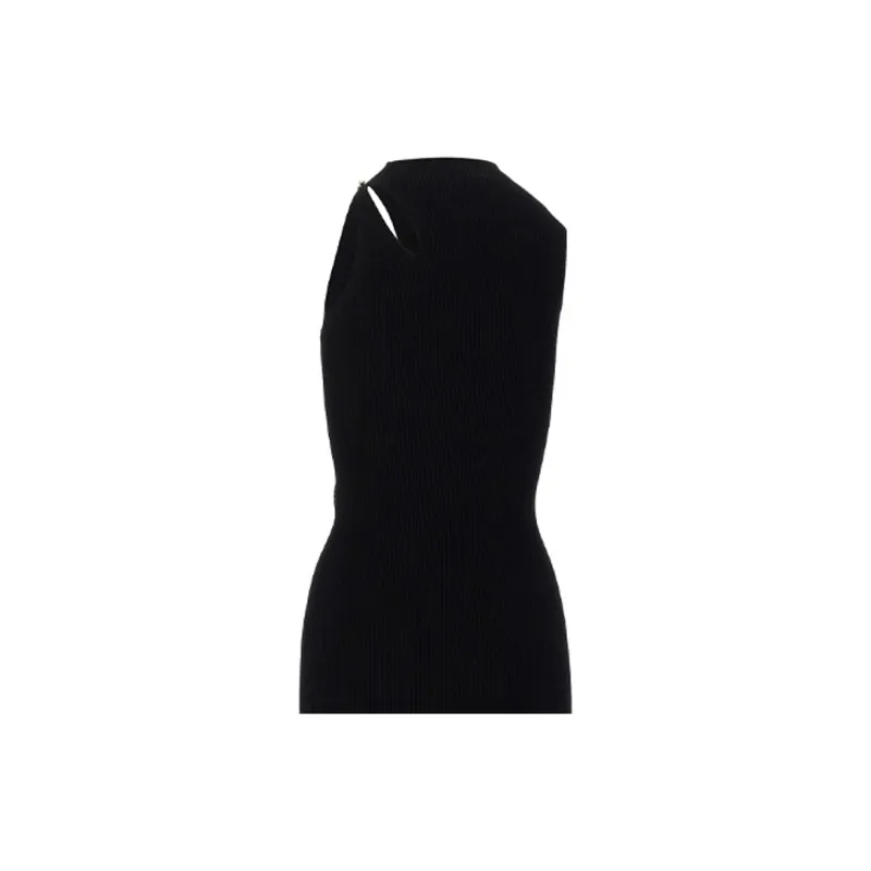 VERSACE VERSACE SS22 Sleeveless Dress Women's Black-3