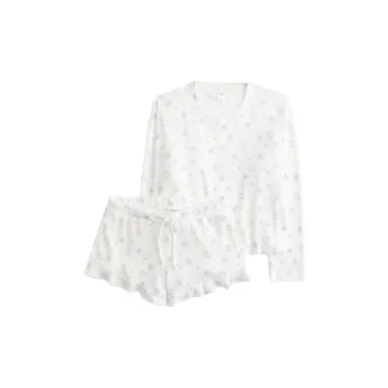 Hollister Pajama Set Women's White