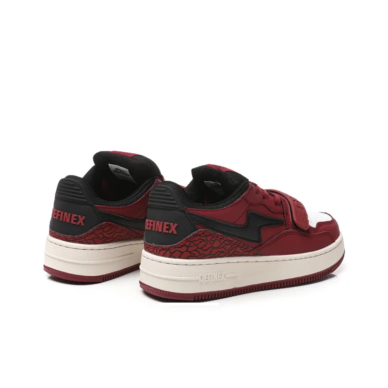 DEFINEX Low-Top Skateboard Shoes Unisex White-25