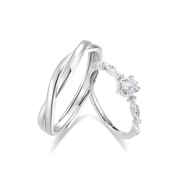 LUCA Sterling Silver Rings Unisex Anniversary Birthday Gift Present