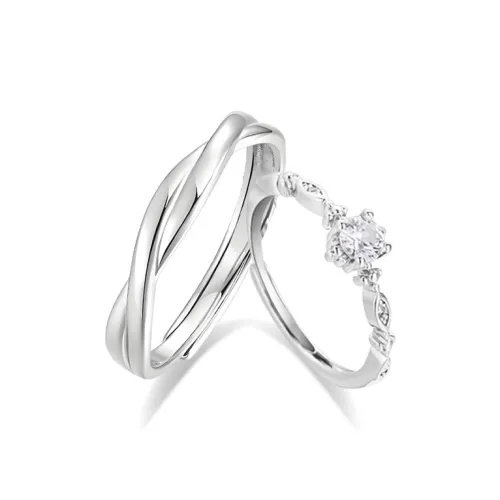 LUCA Sterling Silver Rings Unisex Anniversary Birthday Gift Present