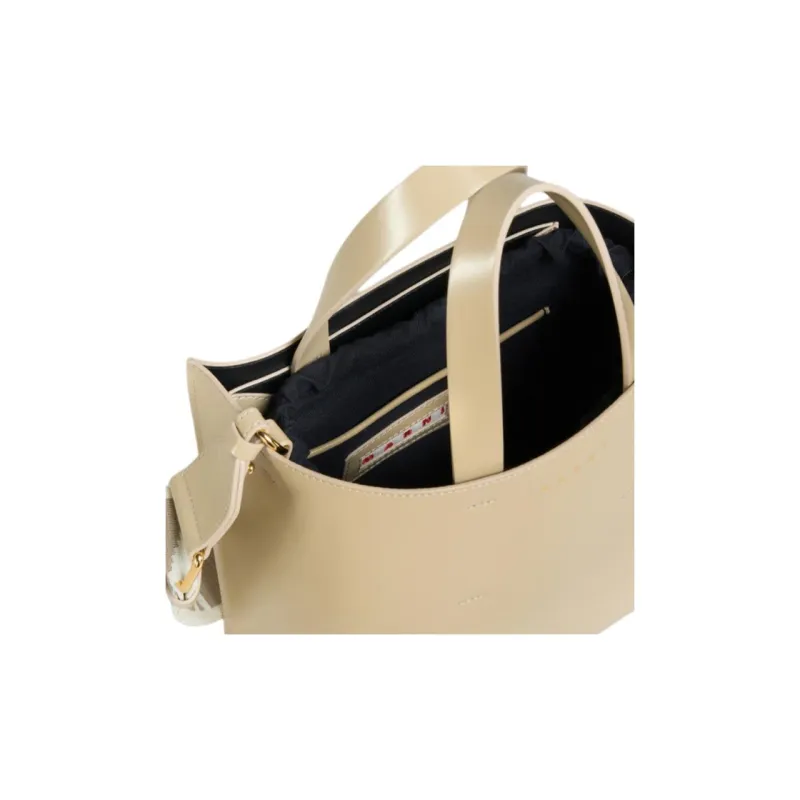MARNI Museo Logo Printed Mini Tote Bag-4