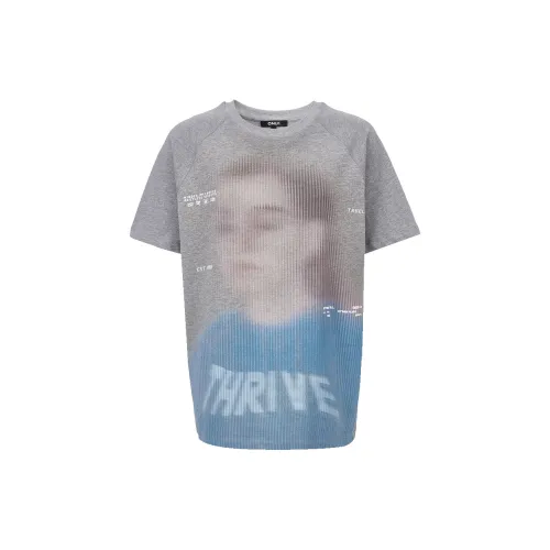 ONLY T Shirts Women's G11 Light Gray Multicolor