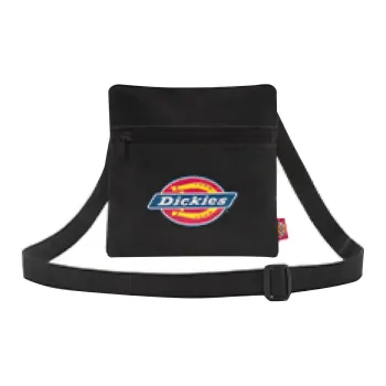 Dickies Polyester Cell Phone Pouch, Small Square Bag, Shoulder Bag, Crossbody Bag Regular Unisex Black