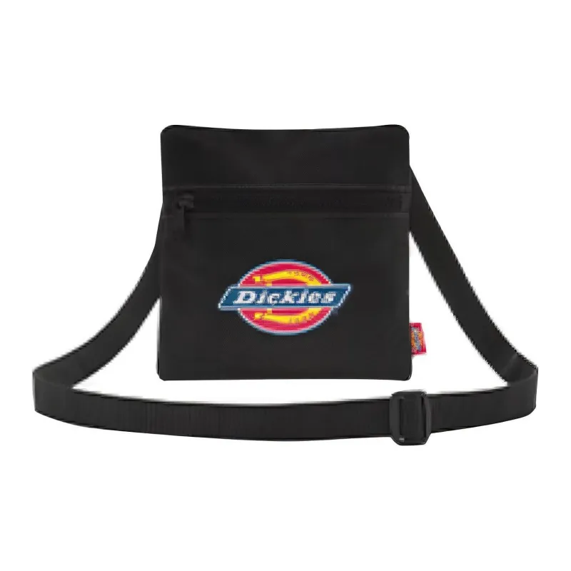 Dickies Polyester Cell Phone Pouch, Small Square Bag, Shoulder Bag, Crossbody Bag Regular Unisex Black-0