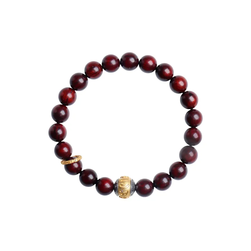 Moon Seal Hundred Rivers Rosewood Wooden Bracelets Unisex-1