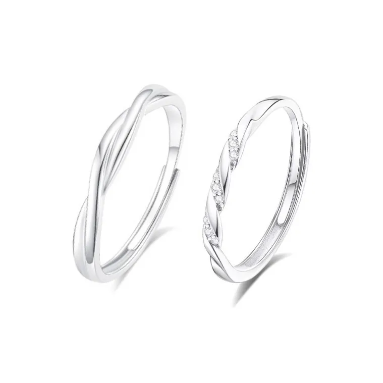ZMG Zircon Rings Unisex Students Bestie Elegant Elegance Everyday Versatile Commute-0