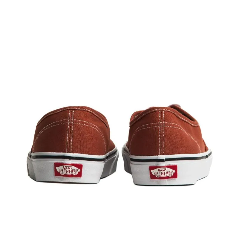 Vans Authentic Anti Slip Wear Resistant Low Top Skateboard Shoes Men's Brown-3