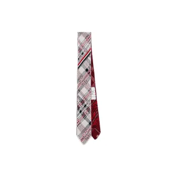 THOM BROWNE· Silk Ties Men's Dark Red