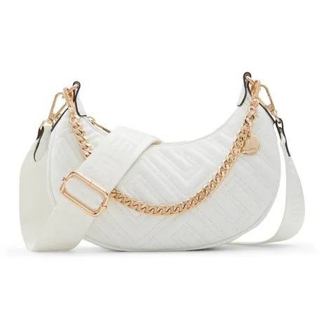 ALDO Artificial Leather Crossbody Handbags Small Size Women's Black/White-3
