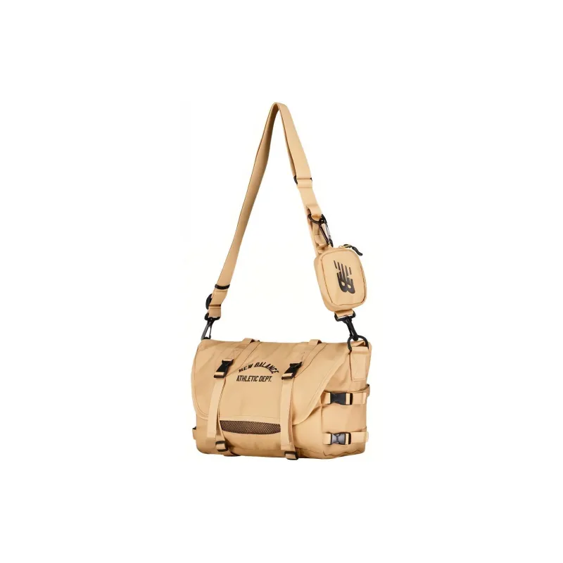 New Balance Fabric Messenger Bag Shoulder Bag Crossbody Bag Regular Unisex Light Umber-1