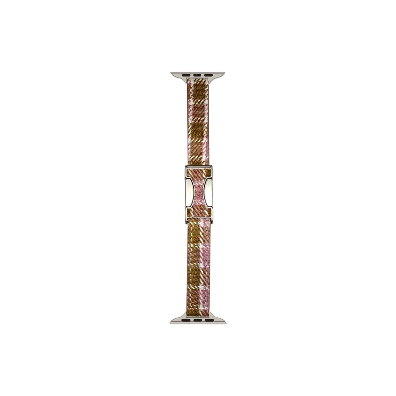 ZHENGGUANG Watch Band Apple Compatibility Woolen, Genuine Leather Material-15