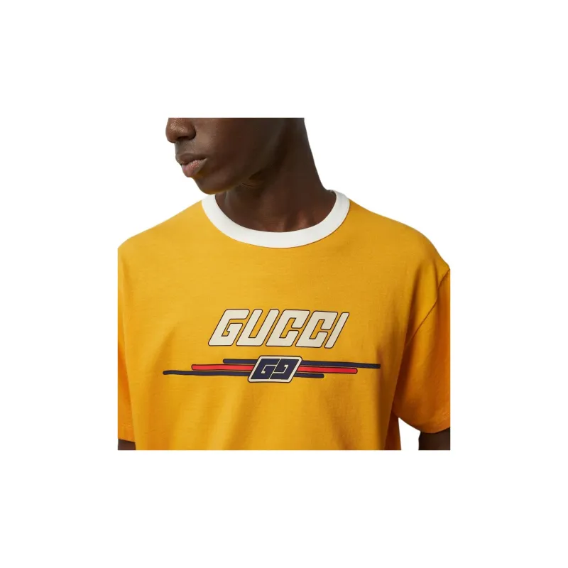 GUCCI T Shirts Men Yellow-3