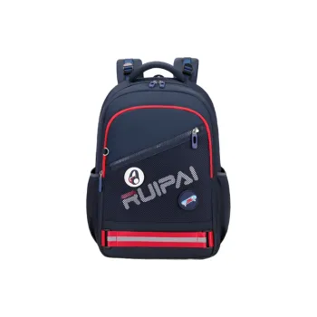 RUIPAI Polyester With PU Backpack Regular Unisex Interstellar Blue/Taro Purple/Colorful Blue/Cherry Blossom Pink