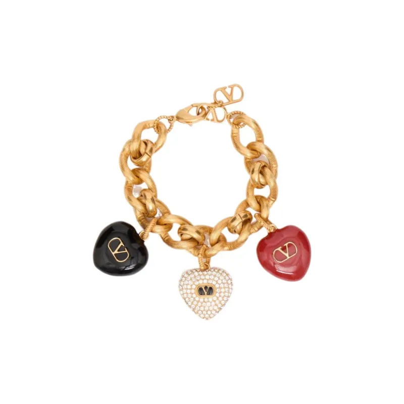 Valentino VLogo Signature Curb Chain Bracelet-0