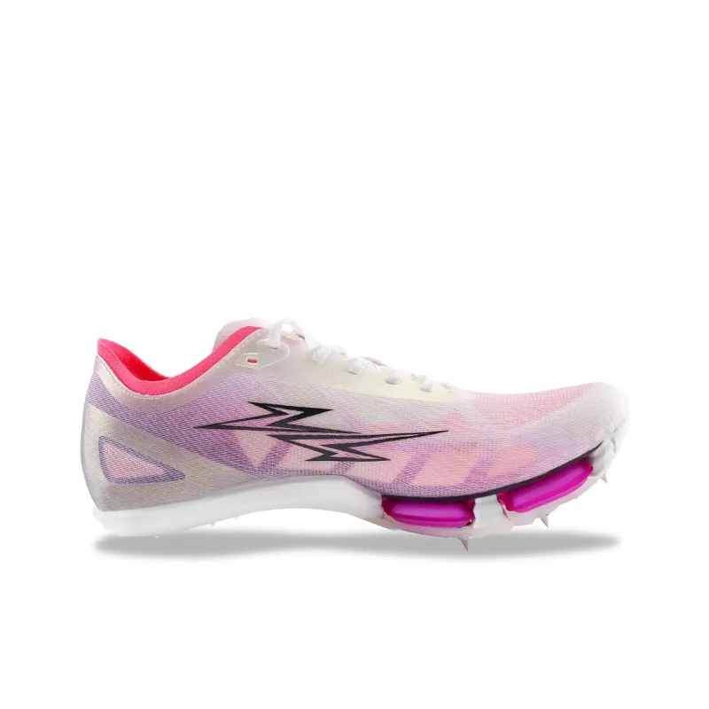 Dynamic Power Durable Breathable Coverage Low Top Training Sprint Running Shoes Unisex White Purple-1