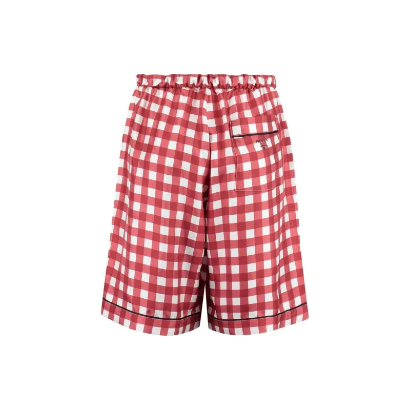 PRADA Casual Shorts Men Red-1