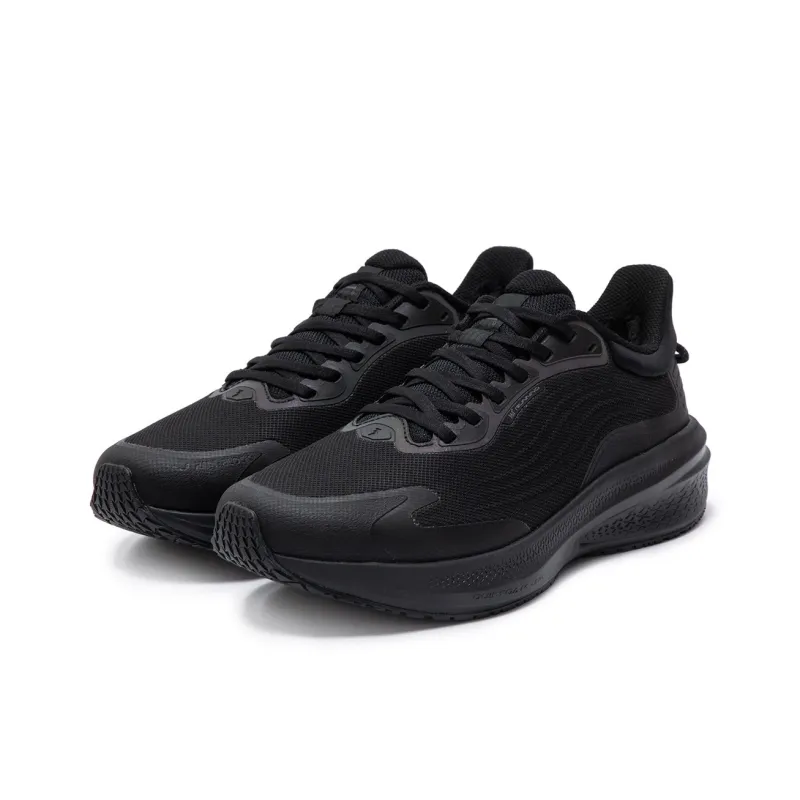 361° Rainy Day 7.0 Cushioning Wear Resistant Low Top Casual Running Shoes Men's Black-3