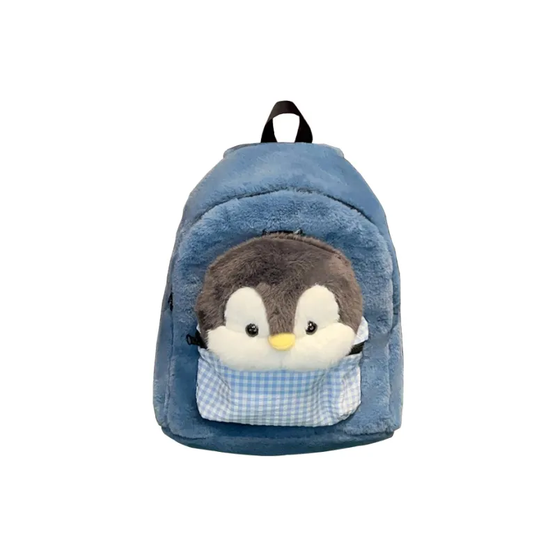 Kaka Tree Corduroy Backpack Regular Unisex Peacock Blue/Coffee/Red/Black-3