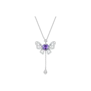CHOW TAI SENG S925 Silver Necklaces Women's