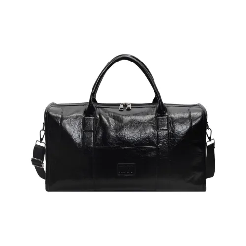 Meow In The Grass PU Travel Bag Unisex Multicolor