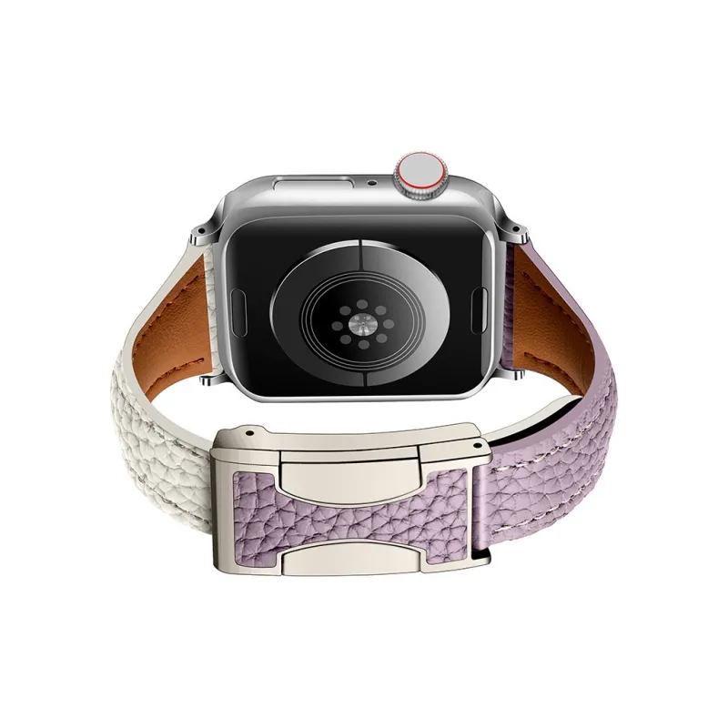 ZHENGGUANG Watch Band Apple Compatibility Genuine Leather Material-1