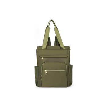 Yalu Nylon Fabric Backpack Women's Cherry Blossom Pink/Olive Green/Pearl White/Classic Black/Khaki/Coffee