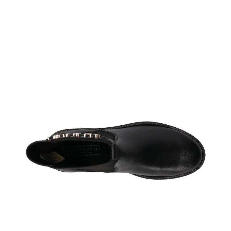 Bugatti Short Chelsea Boots Women's Black-4