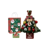 50cm Burgundy Antler Christmas Trees