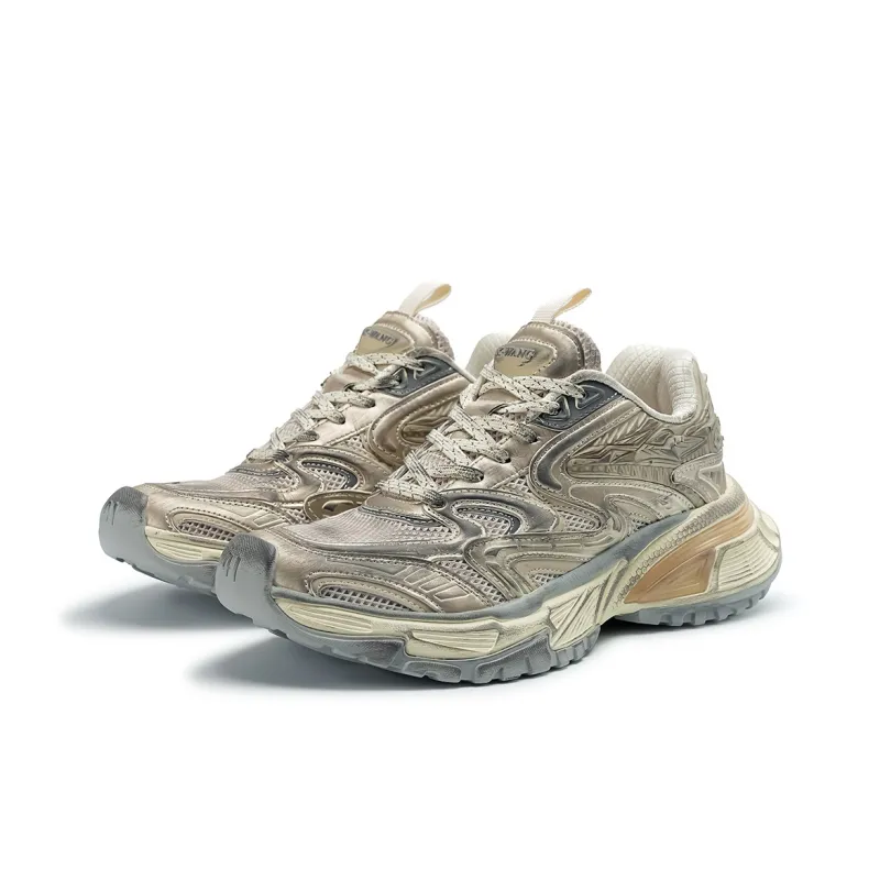 BASLS Moon Exploration Series Mecha Style Breathable Slip Resistant Low Top Chunky Sneakers-31