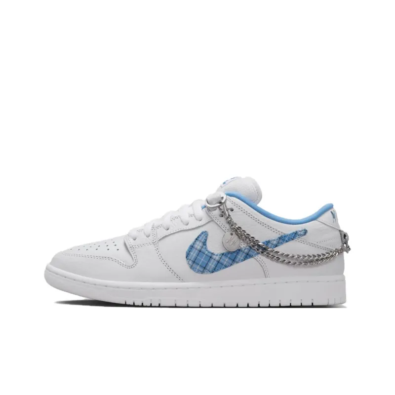 Nike SB Dunk Low Pro X Nicole Hause White And University Blue-0