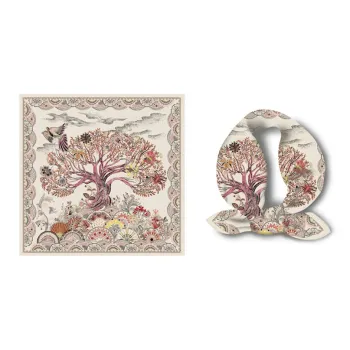 RX UVCUT Silk Scarves Unisex
