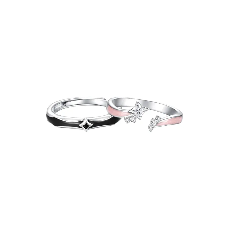 CHOW TAI SENG S925 Silver Rings Unisex-3