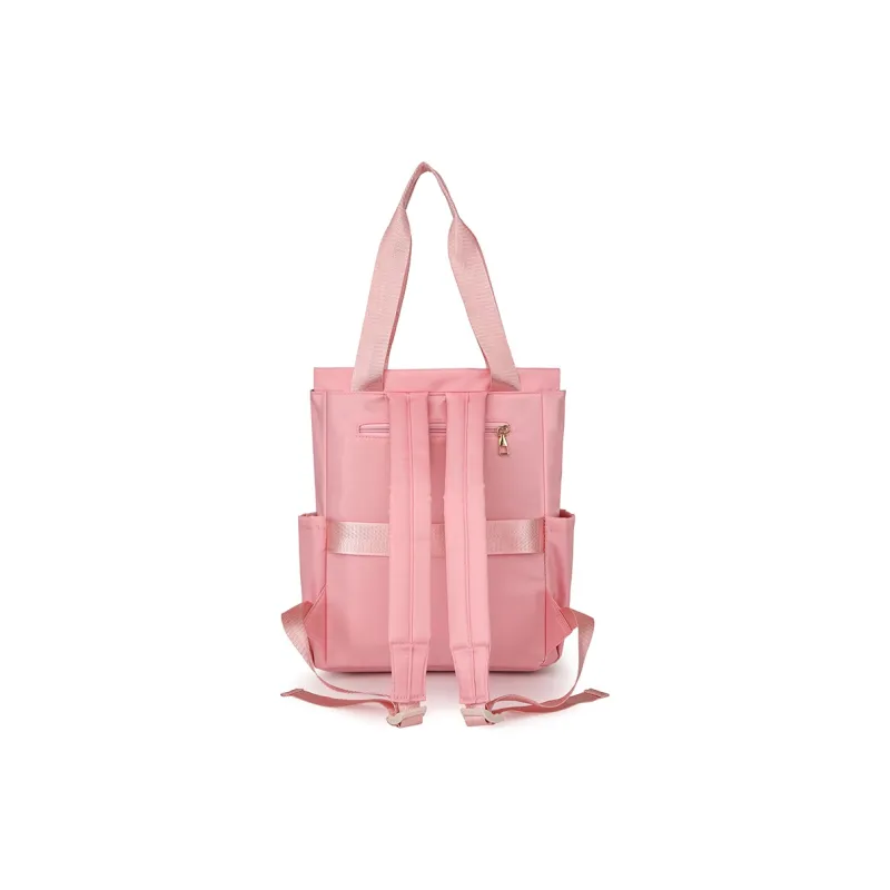Yalu Nylon Fabric Backpack Women's Cherry Blossom Pink/Olive Green/Pearl White/Classic Black/Khaki/Coffee-6