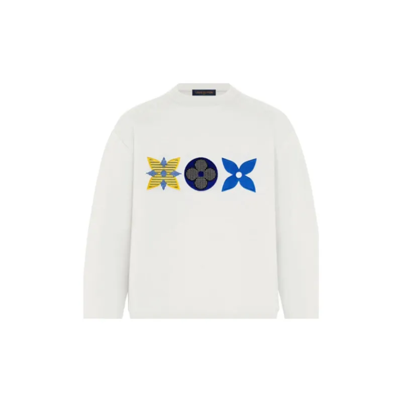 LOUIS VUITTON Sweatshirt Men's White-4