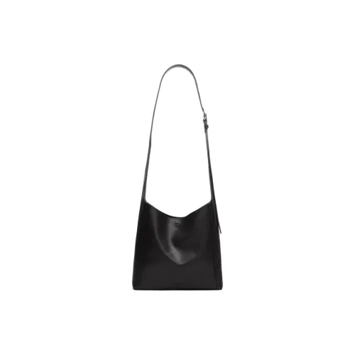 RAG&BONE Cow Leather Shoulder Bag Small Size Women's Black