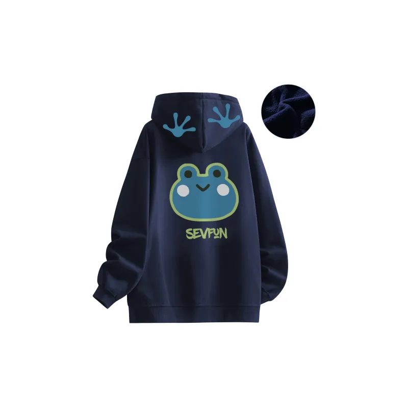 7 SEVFUN Sweatshirt Unisex Navy Blue-20