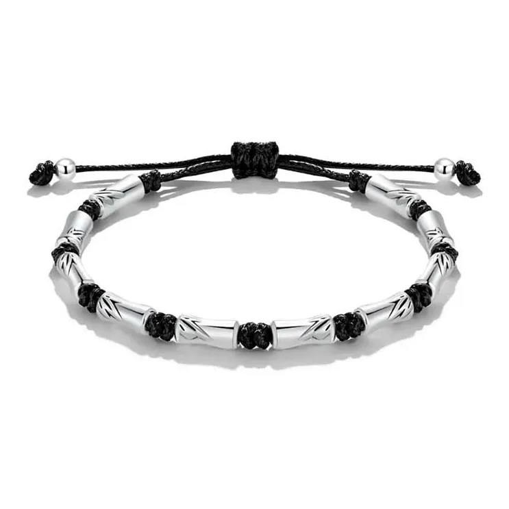 Bailijin S999 Fine Silver Pure Silver Bracelets Unisex-0