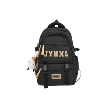 GOBLIN SHARKS 1759 Nylon Backpack Large Size Unisex Black/White/Red/Green/Khaki