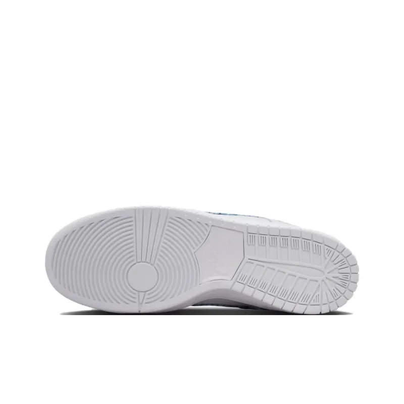 Nike SB Dunk Low Pro X Nicole Hause White And University Blue-4