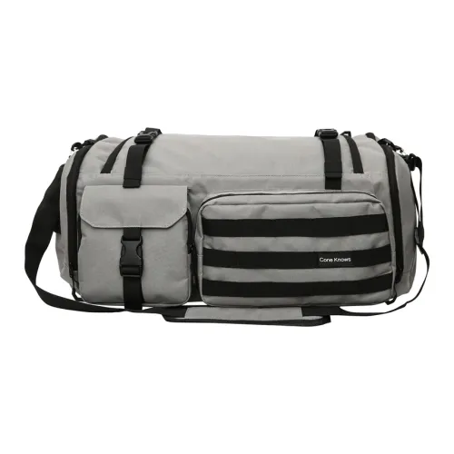 GOBLIN SHARKS 1759 Nylon Backpack Gym Bag Large Size Unisex Gray/Black