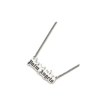 PALM ANGELS Burning Logo Chain Necklace