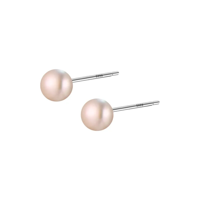 EAR PARTNER 999 Fine Silver Stud Earrings Women's-1
